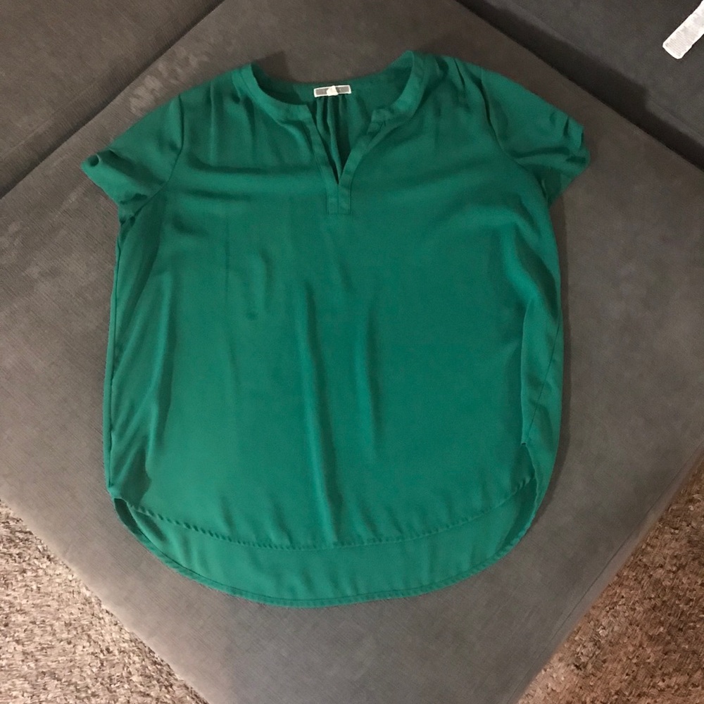 Green blouse